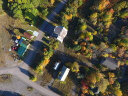 Drone's Eye View of the Champion Mine #4 Shaft House, 2017-10-11 (16 of 32)