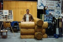 Jerry Koski at Builders' Show in Marquette, Michigan