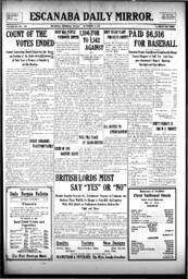 Escanaba Daily Mirror, 1910-11-18