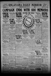 Escanaba Daily Mirror, 1921-07-29