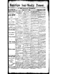 Manistique Semi-Weekly Pioneer, 1892-07-01