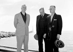 Dignitaries related to Mackinac Bridge construction (25 of 34)