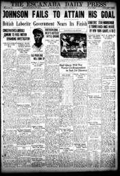 The Escanaba Daily Press, 1924-10-09