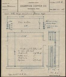 Blacksmith Shop Window Frame Size