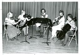 Musical Quintet Practicing (Part of the NMU Historic Photographs Collection)