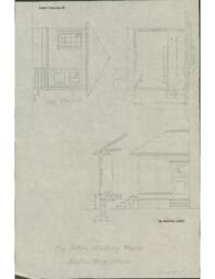 Floor Plan Trimountain Store, Plan for Waiting Room Baltic Mine Pay Office  