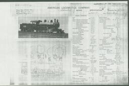 Locomotive Specifications for Copper Range Railroad