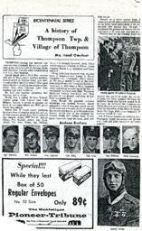 A History of Thompson Township and Village of Thompson--Veterans