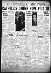 The Escanaba Daily Press, 1939-03-12