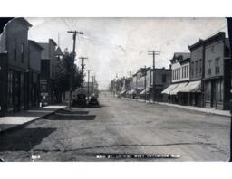 Ontonagon Main Street Postcard From Amelia to Helma