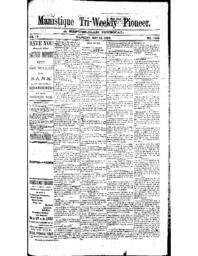 Manistique Tri-Weekly Pioneer, 1892-05-19