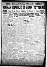 The Escanaba Daily Press, 1923-11-06