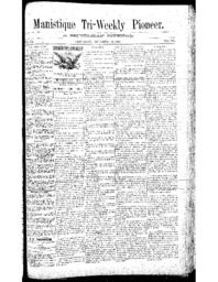 Manistique Tri-Weekly Pioneer, 1888-10-13