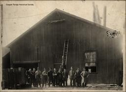 Group Portrait of Workers at Baltic Mine (Front)