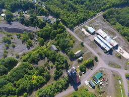 Drone's Eye View of the Champion Mine #4 Shaft House, 2018-09-03 (28 of 65)